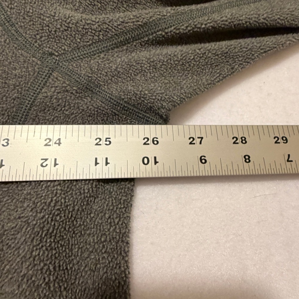 The North Face Mens XL Fleece 1/4 Zip Pullover Gray Chest Pocket - Picture 8 of 10